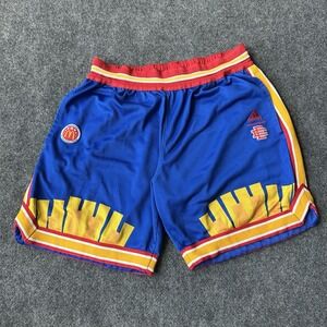 Eric Emanuel Shorts Mens XL Blue Adidas McDonalds All American Basketball